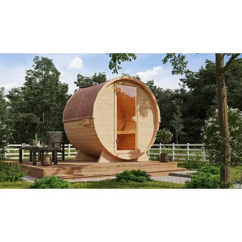 Sauna finská sauna KARIBU FASSAUNA 1 (92821)