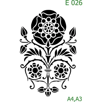 Šablona E 026 - A4 , Lepící fólie