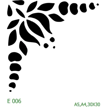 Šablona E 006 - A5 , Nelepící folie