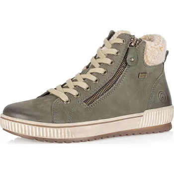 Dámské kozačky Rieker Dámská kotníková obuv REMONTE D0770-54 zelená W5 40