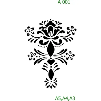 Šablona E 001 - A4 , Nelepící folie