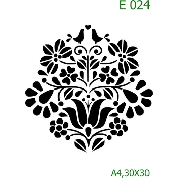 Šablona E 024 - A4 , Nelepící folie