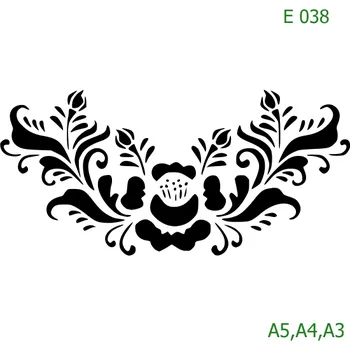 Šablona E 038 - A3 , Nelepící folie