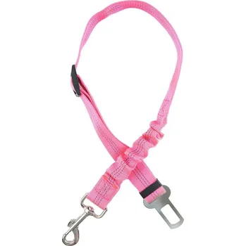 Obojek pro psa Bezpečnostní pás pro psy do auta Světle růžová