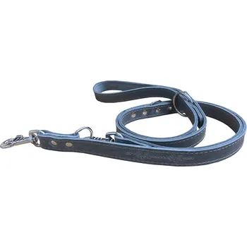 Vodítko pro psa BAFPET Přepínací kožená vodítka EKG Barva: Šedá, Rozměr: 25mm x 240cm 07306E