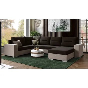 Sedací souprava Sedací souprava Bravo Uni hnědá/béžová - doprava zdarma - SLEVA 3% s kodem radost25