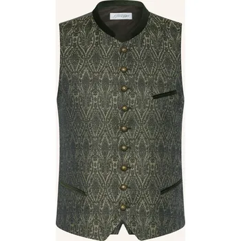 Pánská bunda Grasegger Pánská Krojová Vesta Kreuzer Ar, tmavě zelená /...