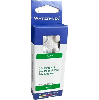 Bazénová chemie WATER I.D. Sada náhradních reagencií pro tabletkový Flexitester Cl, pH, TA