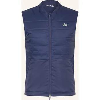 Pánská vesta Lacoste Pánská Hybridní Prošívaná Vesta, tmavě modrá, 54
