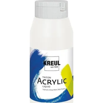 Olejová barva KREUL Akrylová barva TRITON SOLO GOYA, titanově bílá, 750 ml, KREUL 566350