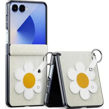 Pouzdro na mobilní telefon DUX 114633 DUX LUVY Kryt se šňůrkou pro Samsung Galaxy Z Flip7 5G DAISY