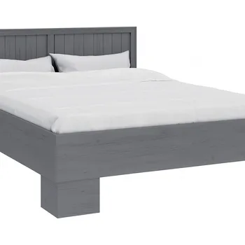 Postel dvou lůžková postel 160x200 cm z dřevotřísky Provence L1 gala vyberte odstín korpusu: grey šedý