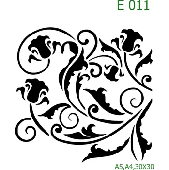 Šablona E 011 - A5 , Nelepící folie