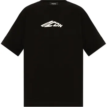 Pánské tričko DSQUARED2 Logo Icon Black tričko M Černá