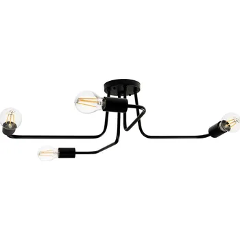 Stropní svítidlo AGARO 4 černé