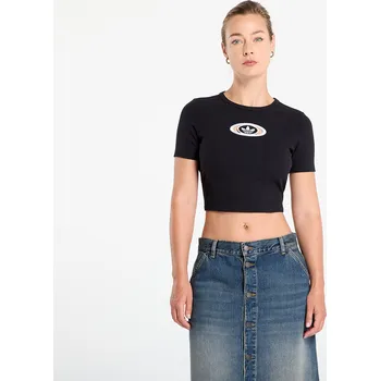 Pánské tričko Tričko adidas Originals Campus 2000 Back Cut Out Rib T-Shirt Black S