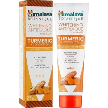 zubní pasta Himalaya Bělící zubní pasta s kurkumou a kokosovým olejem Botanique 113 g