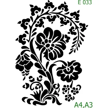 Šablona E 033 - A4 , Lepící fólie