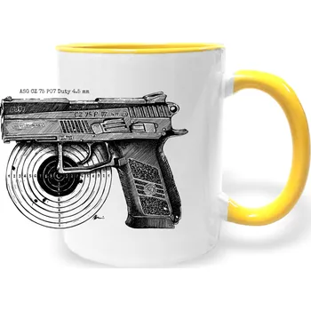 Hrnek - ASG CZ 75 P-07 Duty Barva: Žlutá