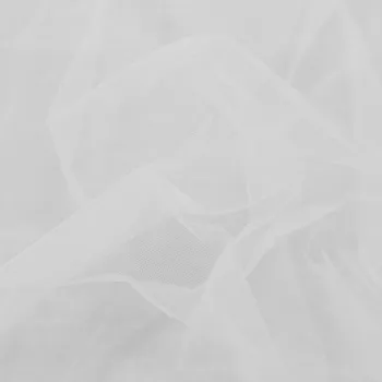 Tyl jemný SOFT sněhově bílý, š.300