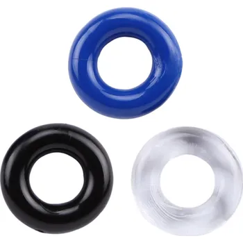 VšeNaSex.cz Sada erekčních kroužků Triple Donuts Mix