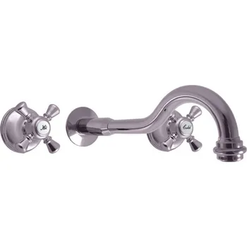 Vodovodní baterie MORAVA RETRO - Umyvadlová baterie podomítková s tělesem, Chrom MK331, RAV Slezák Barva: Chrom