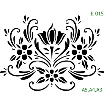 Šablona E 015 - A3 , Nelepící folie