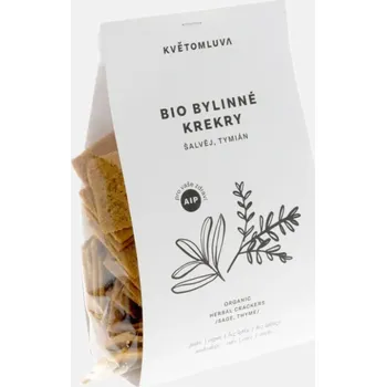 Květomluva Bio bylinné krekry AIP šalvěj, tymián