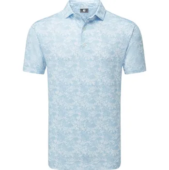 FootJoy GARDEN PRINT pánské polo, air blue pánské, M