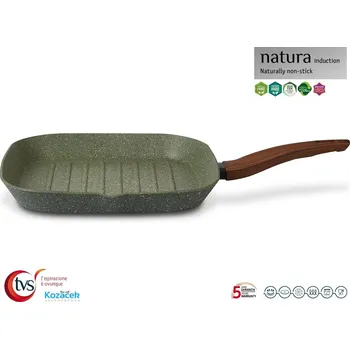 Pánev Pánev grilovací nepřilnavá 28x28cm NATURA indukce