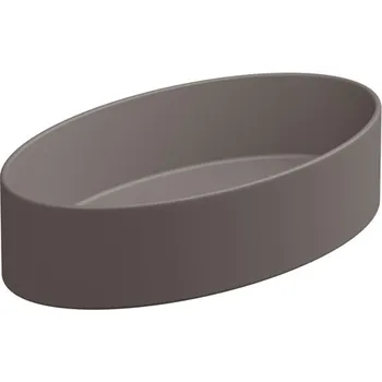 Umyvadlo Umyvadlo na desku Like Slim 60FS keramické, tortora matná, 60x34 cm, LKLAVFSB60029