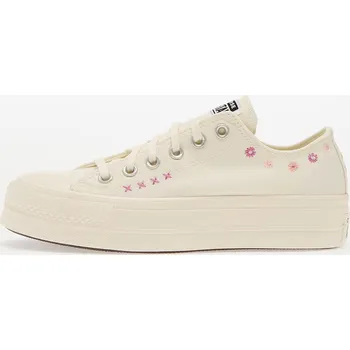 Dámské tenisky Tenisky Converse Chuck Taylor All Star Lift Floral Embroidery Low Top Egret/ Sugar Berry/ Cactus Bud EUR 38