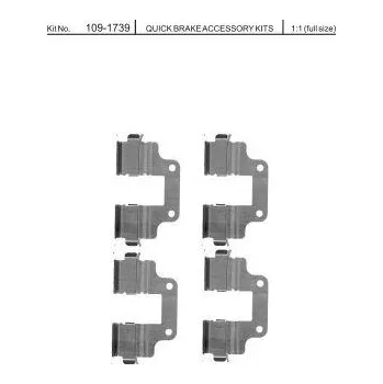 Brzdová destička Sada příslušenství brzdových destiček QUICK BRAKE