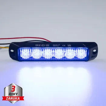 Autoelektronika PROFI výstražné LED světlo vnější, modré, 12-24V, ECE R65 - CH-060B
