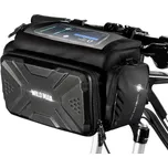 Cestovní brašna WILDMAN na řídítka kola se zipem 4L GS6 černá