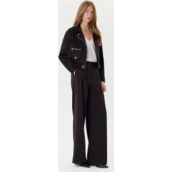 Dámská casual bunda Morgan Bunda z imitace kůže 241-GOUSMI Černá Regular Fit 40