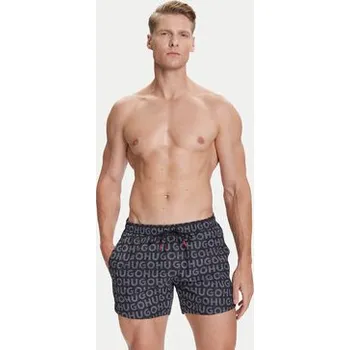Pánské plavky HUGO Plavecké šortky Tortuga 50535412 Černá Regular Fit M
