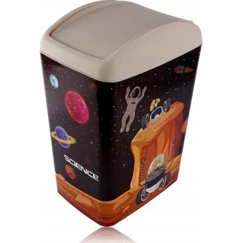 Odpadkový koš Koš odpadkový výklopný 5L COSMOS dekor