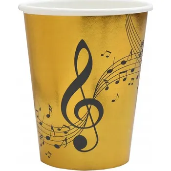 Jednorázové nádobí Na jedno použití Kelímky Santex 270 ml zlaté 10 kusů