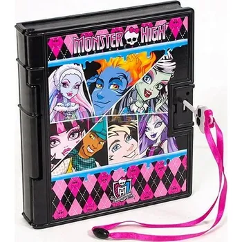 Panenka Zápisník A5 Mattel Monster High černý