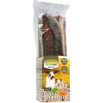 Krmivo pro hlodavce Tyčinka Nature Land Brunch s mrkví 2ks