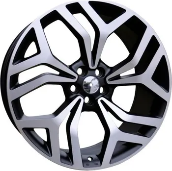 Disk Alu kola Racing Line D1419, 20x8 5x108 ET40, černá + leštění (zátěžová)