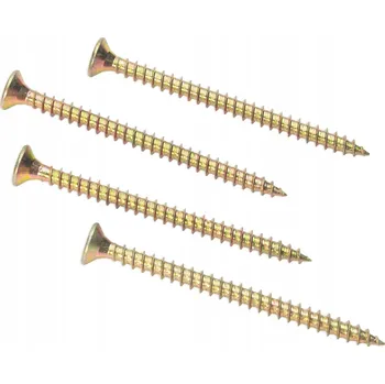 Vrták 6x80mm VRUTY DO DŘEVA DLOUHÉ PZ3 POZINK 4 ks