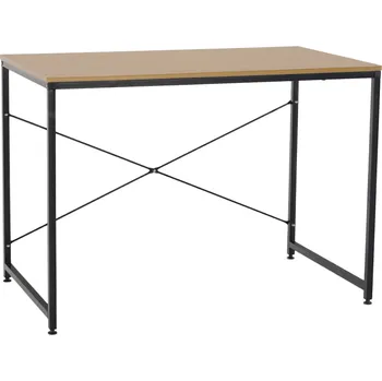 Psací stůl Psací stůl MELLORA 100x60, dub/černý kov
