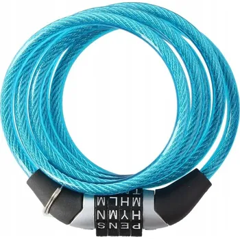 Zámek na kolo Dunlop - Zámek na kolo s kódem (Modrý)