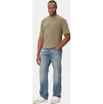 HUGO T-Shirt Manche Courte Homme 50509991 Khaki Regular Fit XS