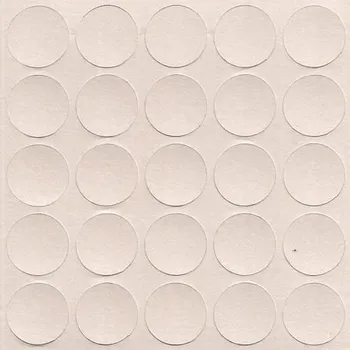 Záslepka samolepicí F14/308 šedá písková - 25 ks