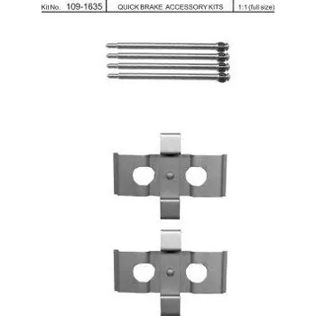 Auto-moto Sada příslušenství brzdových destiček QUICK BRAKE