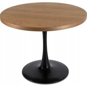 Jídelní stůl Stůl Kulatý Moderní Do Obývacího Pokoje Jídelny Kuchyně Loft Dub Zlatý LINO