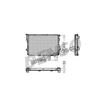 Chladič motoru Chladič motoru DENSO (DE DRM05067)